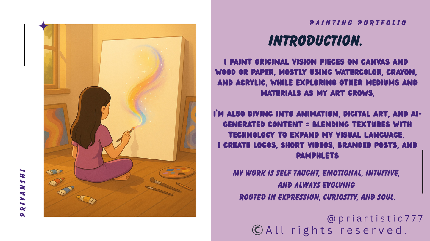 Your Custom Art · Painted for You